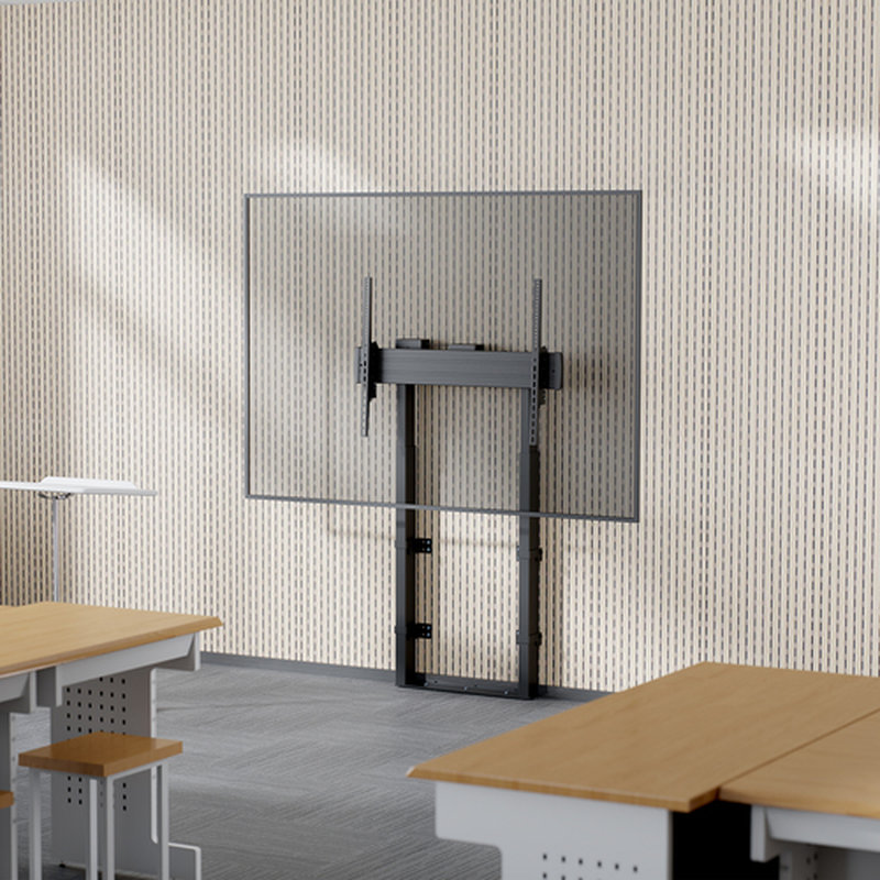 AISENS Soporte Motorizado De Suelo y Fijacion a Pared, TV 120kg De 55"-100", Negro AISENS Soporte Motorizado De Suelo y Fijacion a Pared, TV 120kg De 55"-100", Negro - Imagen 5