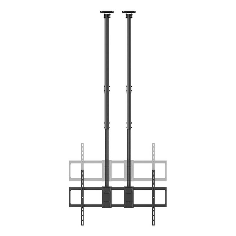 AISENS Soporte de Techo PRO Inclinable, Extensible y Nivelable para Monitor/TV 120kg de 60-120, Negro - Imagen 2