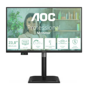 AOC 24P4U pantalla para PC 60,5 cm (23.8") 1920 x 1080 Pixeles Full HD Negro