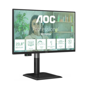 AOC 24P4U pantalla para PC 60,5 cm (23.8") 1920 x 1080 Pixeles Full HD Negro