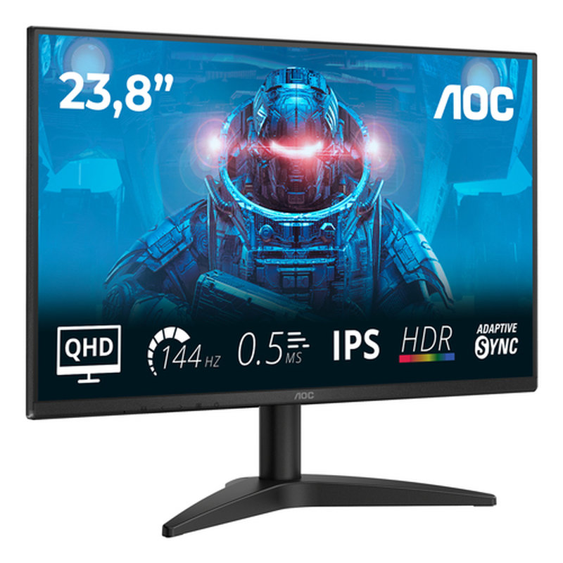 AOC B3 Q24B36X pantalla para PC 60,5 cm (23.8") 2560 x 1440 Pixeles Quad HD LED Negro - Imagen 2