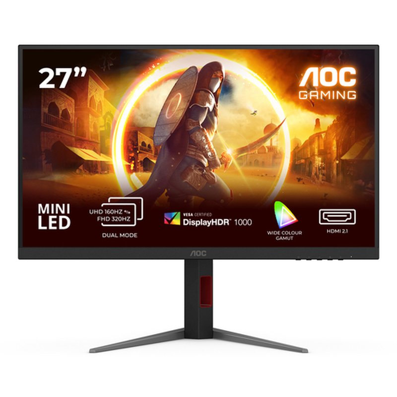 AOC G4 U27G4XM pantalla para PC 68,6 cm (27") 3840 x 2160 Pixeles 4K Ultra HD LED Negro, Rojo