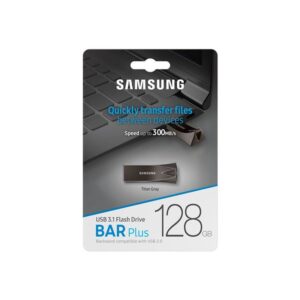Samsung MUF-128BE unidad flash USB 128 GB USB tipo A 3.2 Gen 1 (3.1 Gen 1) Negro, Gris