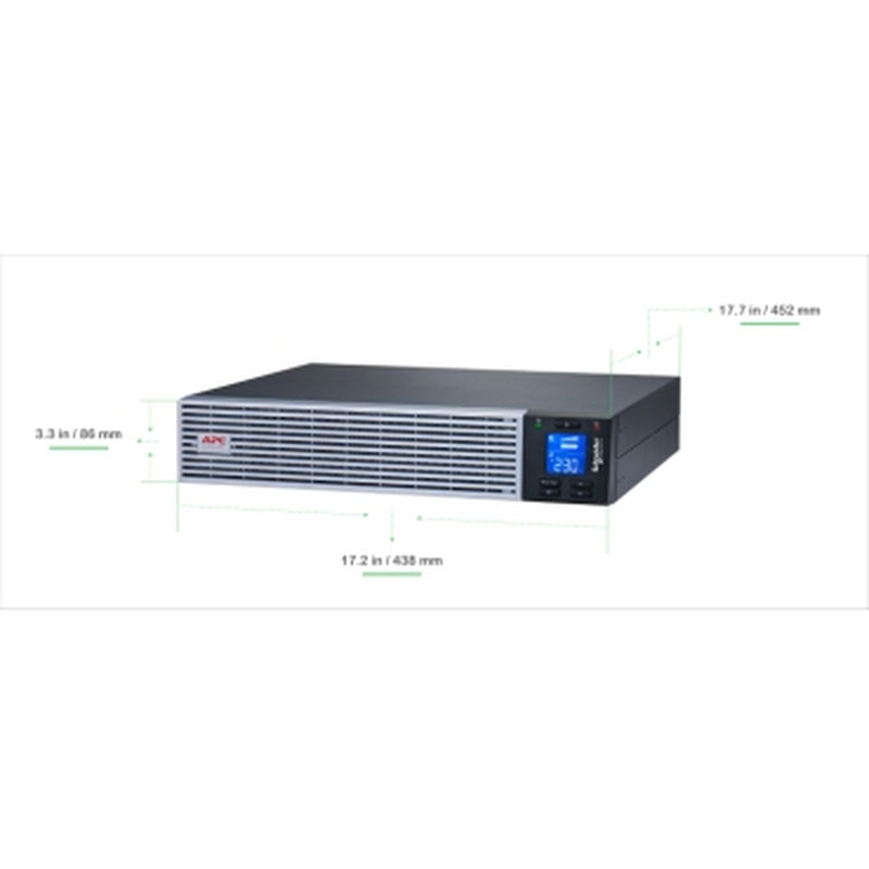 APC Easy UPS On-Line sistema de alimentación ininterrumpida (UPS) Doble conversión (en línea) 1 kVA 900 W 6 salidas AC APC Easy UPS On-Line sistema de alimentación ininterrumpida (UPS) Doble conversión (en línea) 1 kVA 900 W 6 salidas AC - Imagen 2