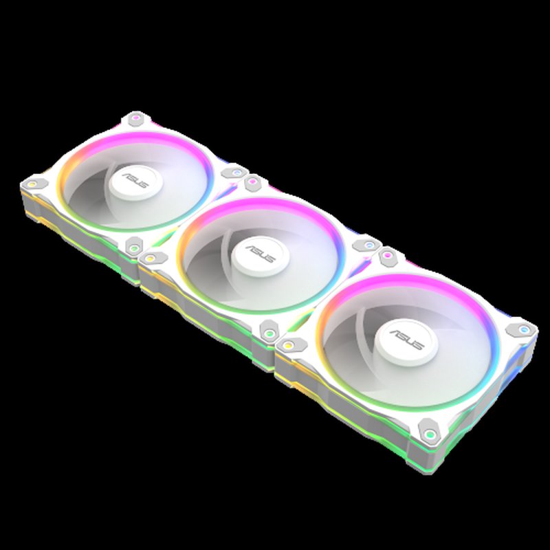 ASUS Prime MR120 Fan ARGB Reverse White 3in1 Carcasa del ordenador Ventilador 12 cm Blanco 3 pieza(s) - Imagen 3