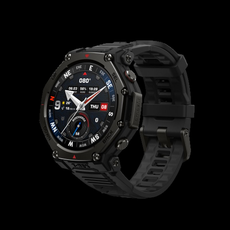 Amazfit T-Rex 3 Pro 3,81 cm (1.5") AMOLED 48 mm Digital 480 x 480 Pixeles Pantalla táctil Negro Wifi GPS (satélite) - Imagen 5