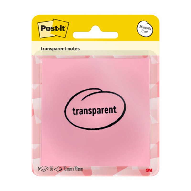 BLISTER 36 HOJAS NOTAS TRANSPARENTES 600-1TRSPO 73X73 MM NARANJA PASTEL POST-IT 7100394468 BLISTER 36 HOJAS NOTAS TRANSPARENTES 600-1TRSPO 73X73 MM NARANJA PASTEL POST-IT 7100394468