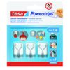 BLISTER 3 GANCHOS ADHESIVOS ALAMBRE POWERSTRIPS 1KG TAMAÑO S BLANCO TESA 57615-00001-00