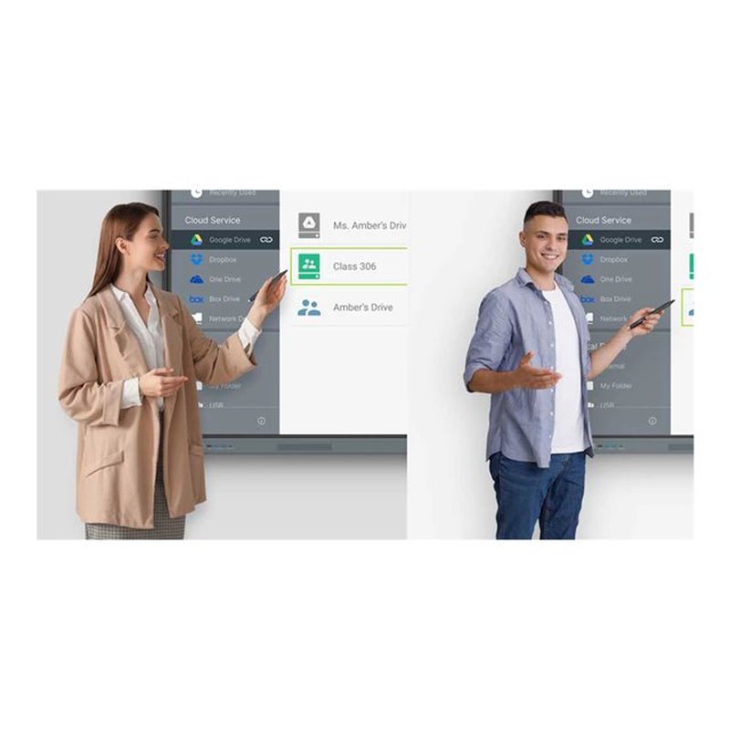 BenQ RE8604 Panel plano interactivo 2,18 m (86") 450 cd / m² 4K Ultra HD Negro, Gris Pantalla táctil Procesador incorporado Android - Imagen 6