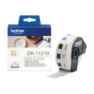 Brother DK-11219 Round Labels Blanco