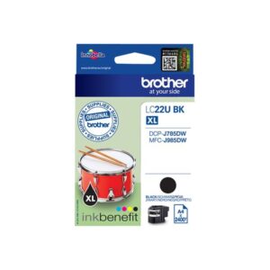 Brother LC22UBKBP cartucho de tinta 1 pieza(s) Original Negro