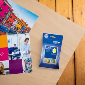 Brother LC528Y cartucho de tinta 1 pieza(s) Original Amarillo