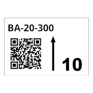 Brother LTZ12075FQR etiqueta autoadhesiva Rectángulo Blanco