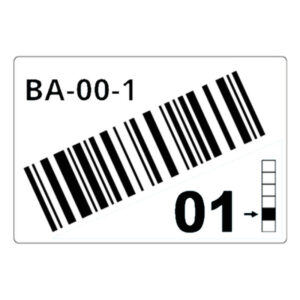 Brother LTZ12090FCB etiqueta autoadhesiva Rectángulo Blanco