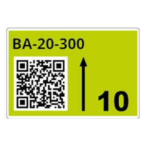 Brother LTZ17090FQR etiqueta autoadhesiva Rectángulo Verde