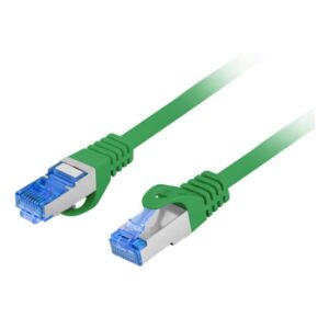CABLE RED LANBERG CAT.6A S/FTP LSZH CCA 10M VERDE FLUKE PASSED