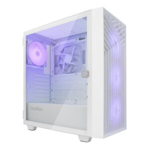 CAJA ATX GA300 GRIDLINE ARGB WHITE