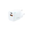 CARGADOR USB COOLBOX 20W GAN USB + USB-C WHITE PARA CASA CARGADOR USB COOLBOX 20W GAN USB + USB-C WHITE PARA CASA
