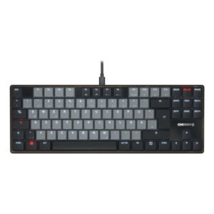 CHERRY KC 500 MX LP TKL teclado Hogar / Oficina USB QWERTZ Alemán Negro, Gris