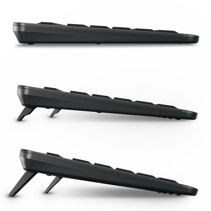 CHERRY Stream keyboard ultimate teclado Hogar / Oficina USB + RF Wireless + Bluetooth QWERTZ Alemán Negro CHERRY Stream keyboard ultimate teclado Hogar / Oficina USB + RF Wireless + Bluetooth QWERTZ Alemán Negro - Imagen 5