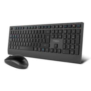 COMBO TECLADO-RATON NOX LITE DUO INALAMBRICO ES NEGRO