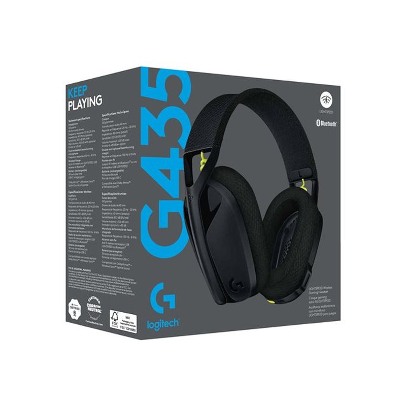 CS/G435 LIGHTSPEED Gaming Headset -BLACK CS/G435 LIGHTSPEED Gaming Headset -BLACK - Imagen 4