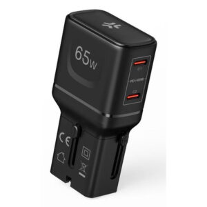 Celly MULTIPLUGSL65W cargador de dispositivo móvil Auriculares, Smartphone, Tableta Negro Corriente alterna Carga rápida Interior