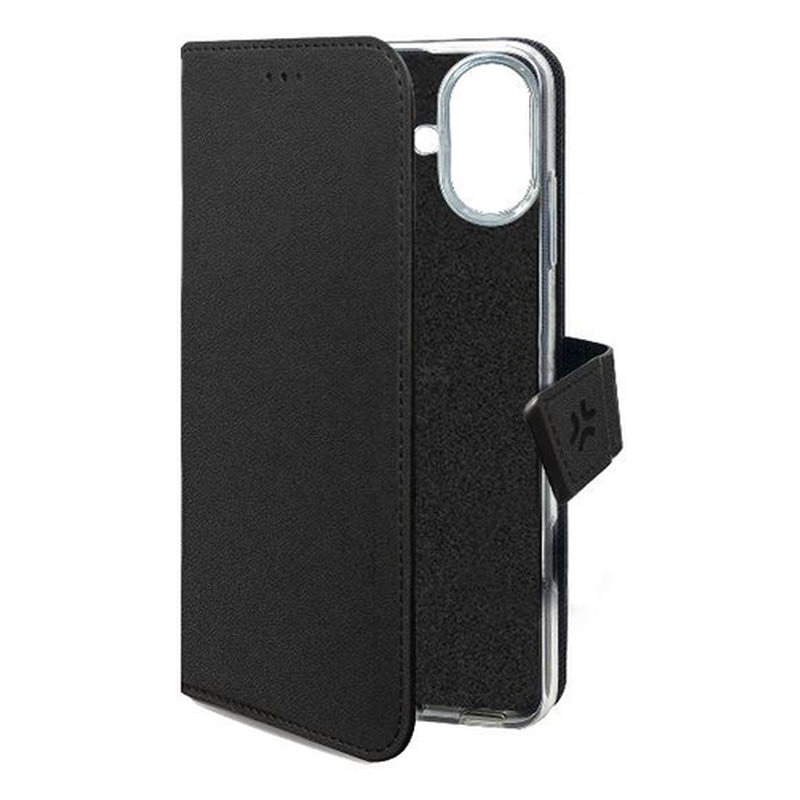 Celly WALLYMAG funda para teléfono móvil 16 cm (6.3") Funda cartera Negro - Imagen 3