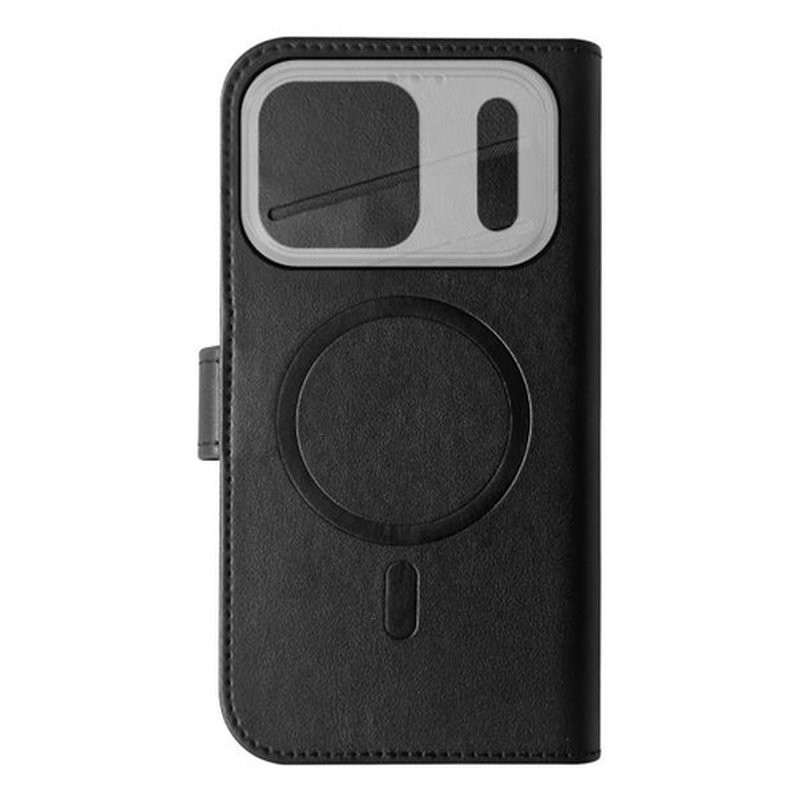 Celly WALLYMAG funda para teléfono móvil 16 cm (6.3") Funda cartera Negro - Imagen 2