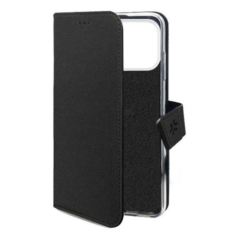Celly WALLYMAG funda para teléfono móvil 16 cm (6.3") Funda cartera Negro - Imagen 3