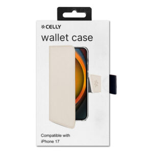 Celly WALLY funda para teléfono móvil 16 cm (6.3") Funda cartera Arena Celly WALLY funda para teléfono móvil 16 cm (6.3") Funda cartera Arena