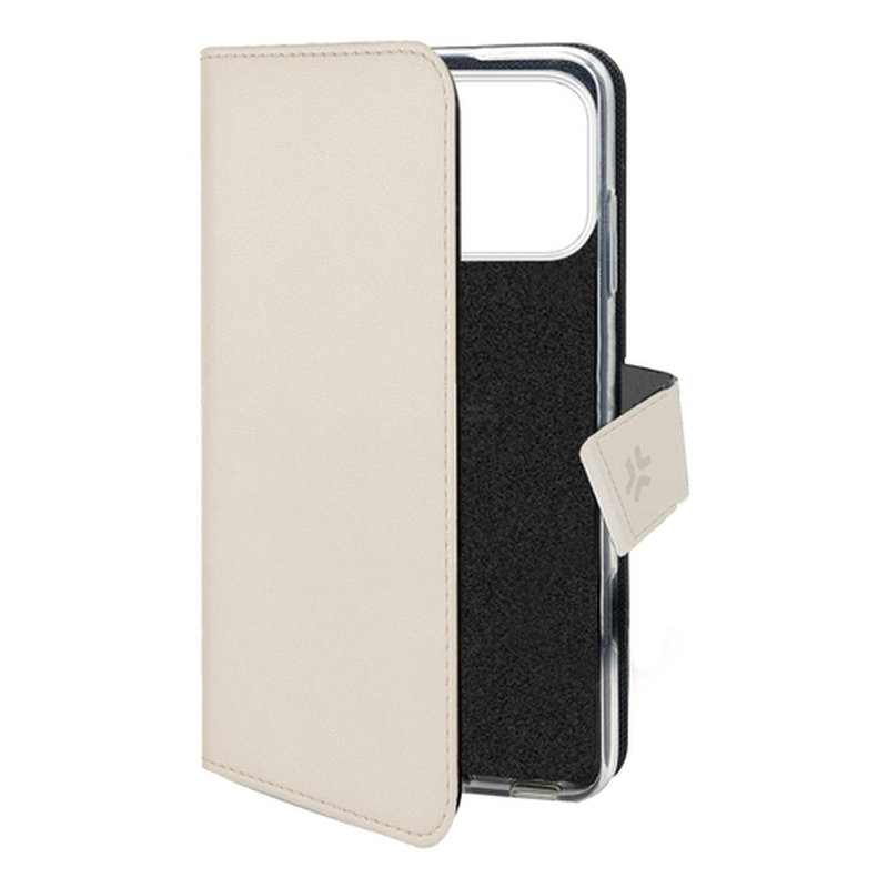 Celly WALLY funda para teléfono móvil 17,5 cm (6.9") Funda cartera Arena - Imagen 2