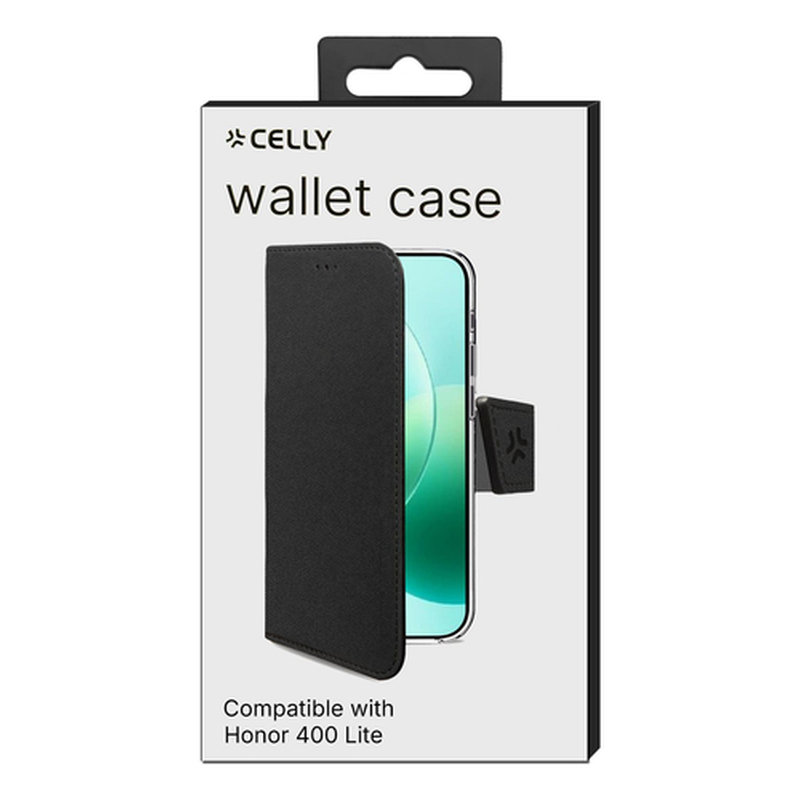 Celly WALLY funda para teléfono móvil 17 cm (6.7") Funda cartera Negro - Imagen 5