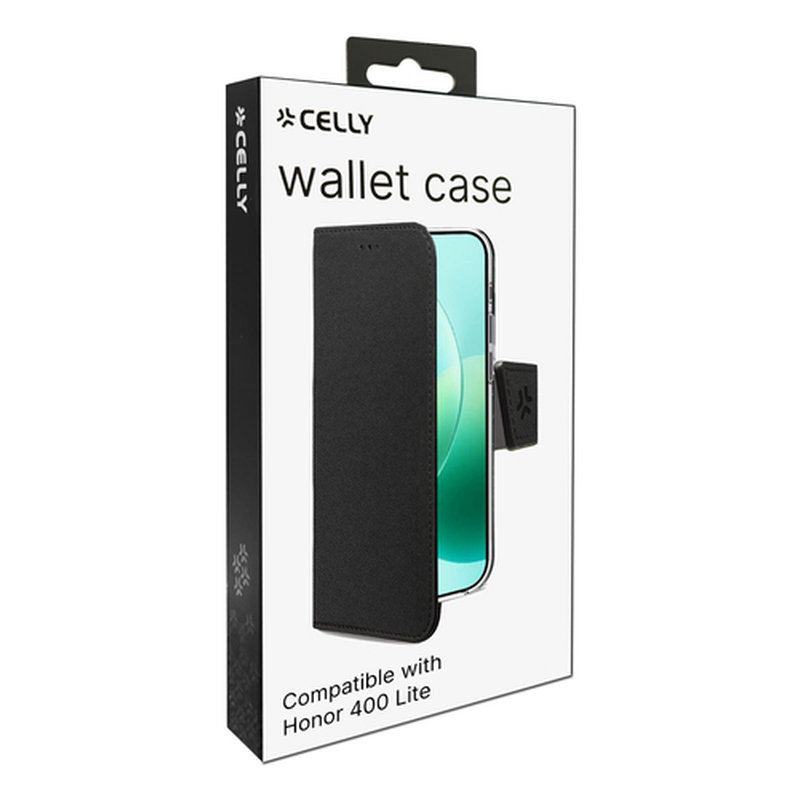 Celly WALLY funda para teléfono móvil 17 cm (6.7") Funda cartera Negro - Imagen 6