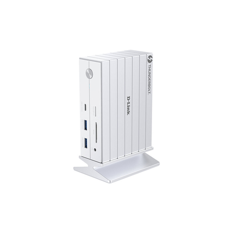 D-Link DUF-E01/E base para portátil y replicador de puertos Alámbrico Thunderbolt 4 Blanco