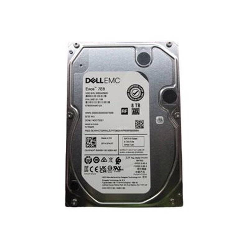 DELL 400-BRDB disco duro interno 8 TB 7200 RPM 3.5" Serial ATA III