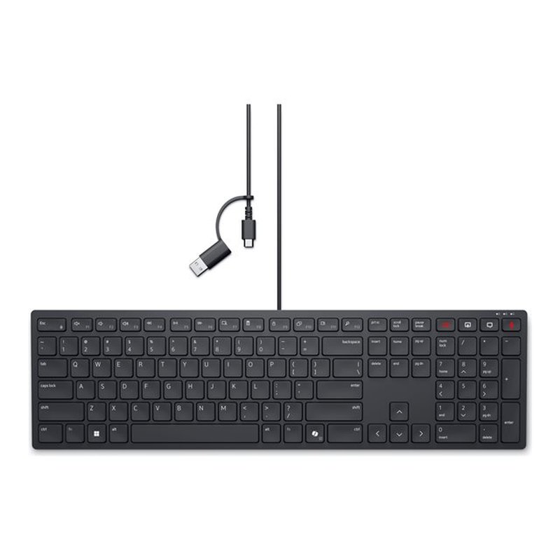 DELL KB525C teclado Oficina USB QWERTY Español Negro DELL KB525C teclado Oficina USB QWERTY Español Negro
