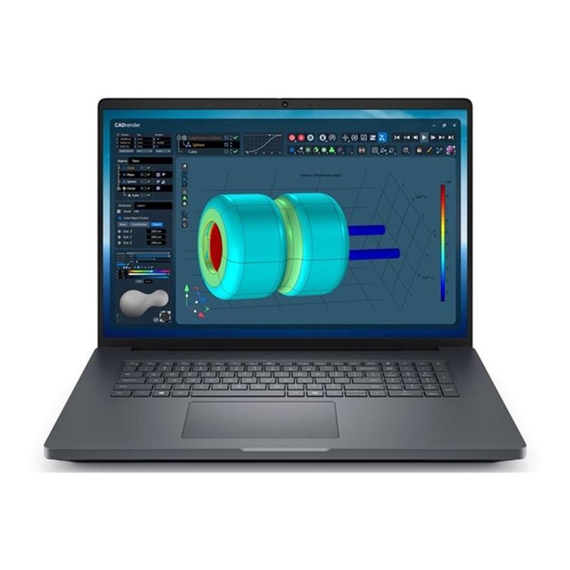 DELL Pro Max 18 Plus MB18250 Intel Core Ultra 7 265HX Estación de trabajo móvil 45,7 cm (18") Quad HD+ 32 GB DDR5-SDRAM 1 TB SSD NVIDIA RTX PRO 2000 Blackwell Wi-Fi 7 (802.11be) Windows 11 Pro Español Negro