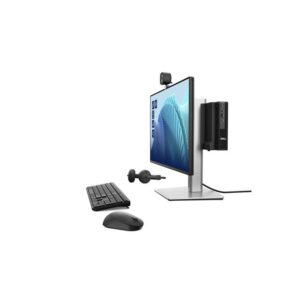 DELL Pro QCM1250 Intel® Core™ i3 i3-14100T 8 GB DDR5-SDRAM 512 GB SSD Windows 11 Pro Micro PC Mini PC Negro