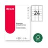 DEQUA C.2400 etiquetas adhesivas 64,6x33,8mm