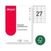 DEQUA C.2700 etiquetas adhesivas 70x30mm