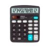 DEQUA CALCULADORA DE OFICINA 12 DIGITOS NEGRO