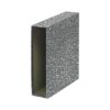 DEQUA Caja Archivador A-Z A4 jaspeado gris claro