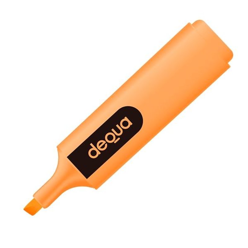 DEQUA Marcador fluorescente trazo 1-4mm naranja DEQUA Marcador fluorescente trazo 1-4mm naranja