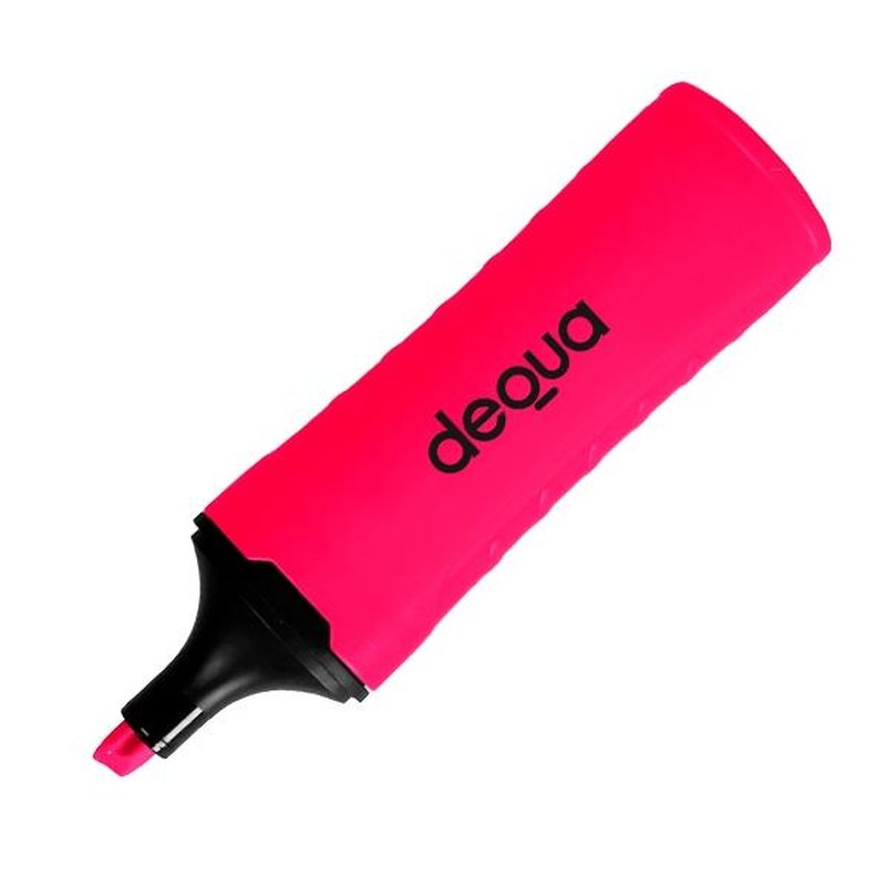 DEQUA Marcador fluorescente trazo 1-4mm rosa DEQUA Marcador fluorescente trazo 1-4mm rosa