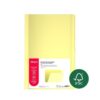 DEQUA Paq.50 subcarpetas 180g folio amarillo pastel