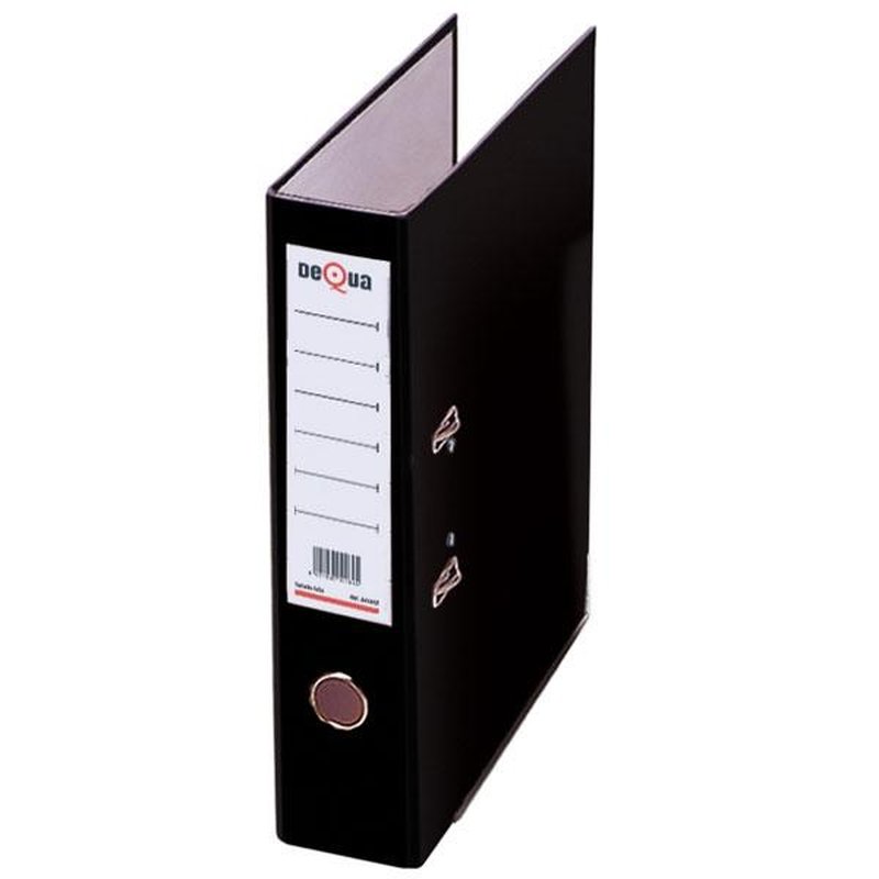 Dequa Archivador de palanca - Con rado - A4 - Lomo 70 mm - Color negro Dequa Archivador de palanca - Con rado - A4 - Lomo 70 mm - Color negro