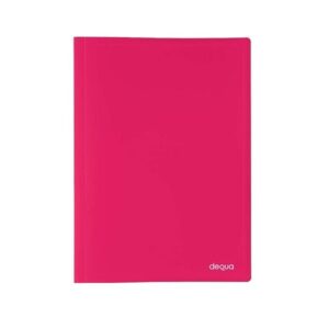 Dequa Carpeta 20 fundas PP A4 fucsia