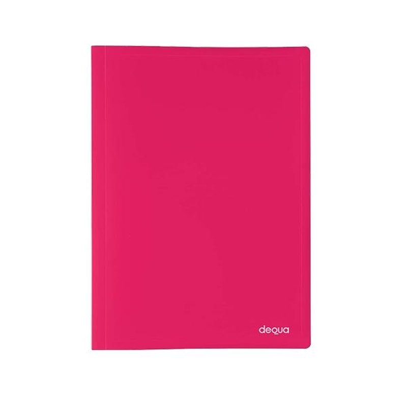Dequa Carpeta 20 fundas PP A4 fucsia Dequa Carpeta 20 fundas PP A4 fucsia