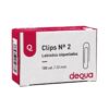 Dequa Clips labiados - Nº 2 - 32 mm - Caja 100 ud Dequa Clips labiados - Nº 2 - 32 mm - Caja 100 ud